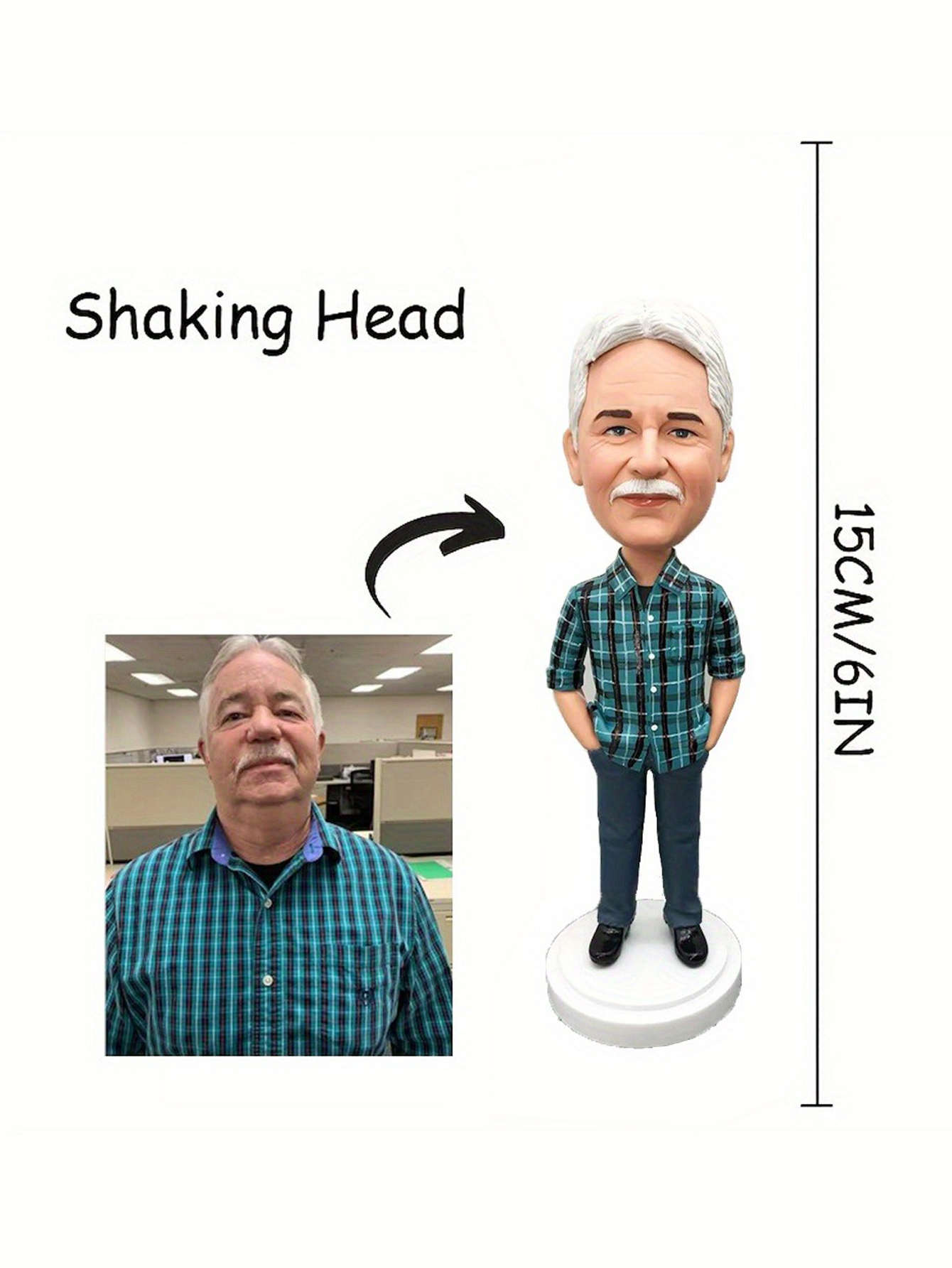 Cartoon Clay Bobblehead Dolls - Handcrafted Custom Bobblehead Figures